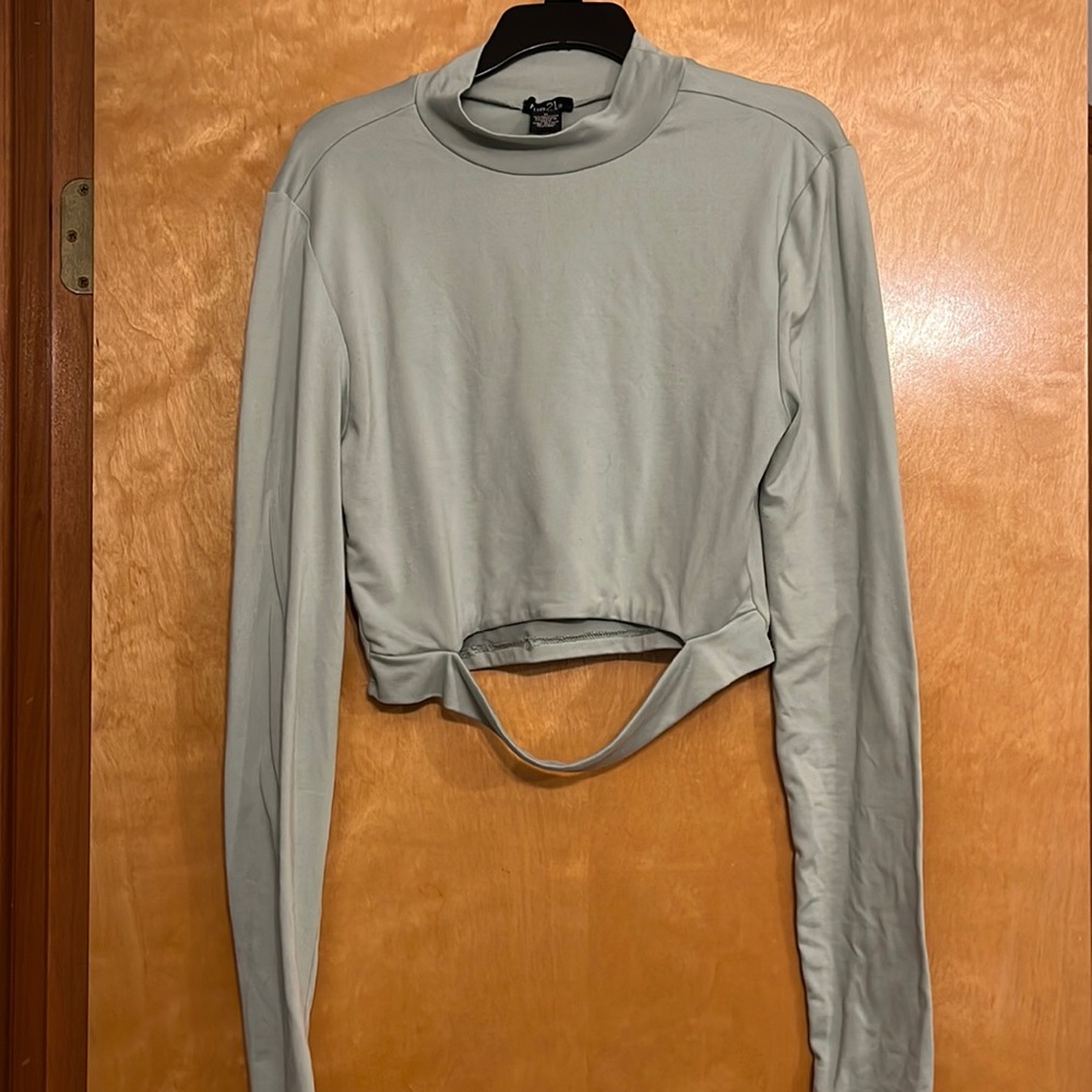 Light pastel green crop top from Rue21